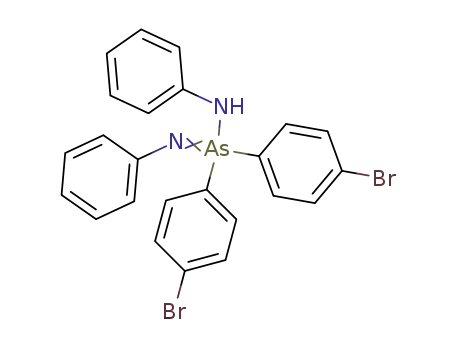 As,As-bis(p-bromophenyl)-N,N'-diphenylarsinimidic amide