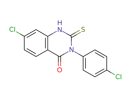 7-chloro-3-(4-chlorophenyl)-2-thioxo-2,3-dihydroquinazolin-4(1H)-one