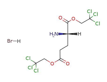 (S)-2-Amino-pentanedioic acid bis-(2,2,2-trichloro-ethyl) ester; hydrobromide