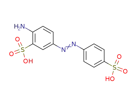 Molecular Structure of 101-50-8 (4-Aminoazobenzene-3,4'-disulfonic acid)