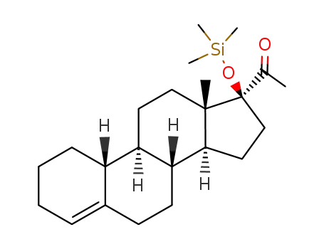 1-((8R,9S,10R,13S,14S,17S)-13-Methyl-17-trimethylsilanyloxy-2,3,6,7,8,9,10,11,12,13,14,15,16,17-tetradecahydro-1H-cyclopenta[a]phenanthren-17-yl)-ethanone