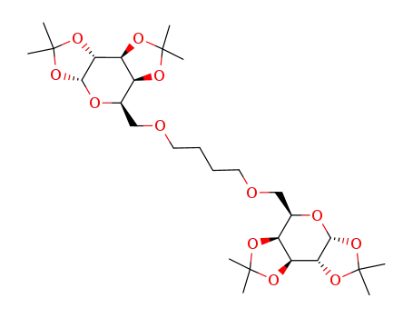1,4-bis<6-O-(1,2:3,4-di-O-isopropylidene-α-D-galactopyranos-6-yl)>butane