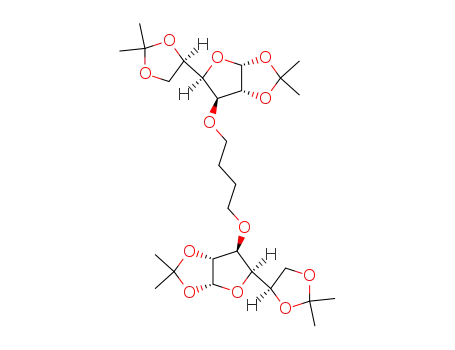 1,4-bis<3-O-(1,2:5,6-di-O-isopropylidene-α-D-glucofuranos-3-yl)>butane