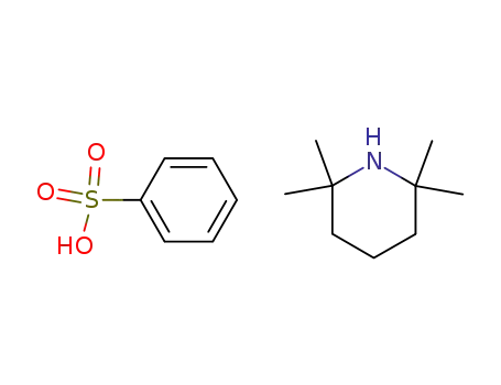 2,2,6,6-tetarmethylpiperidinium benzenesulphonate