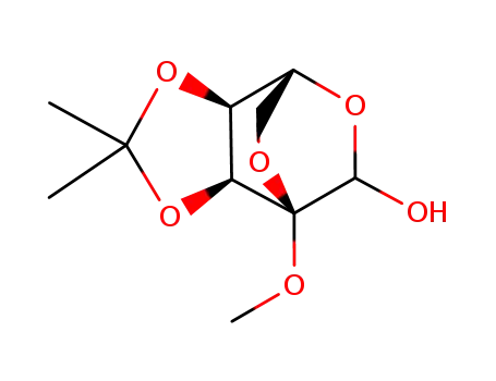 methyl 3,4-O-isopropylidene-α,β-D-lyxo-hexapyranos-2-ulo-2,6-pyranoside