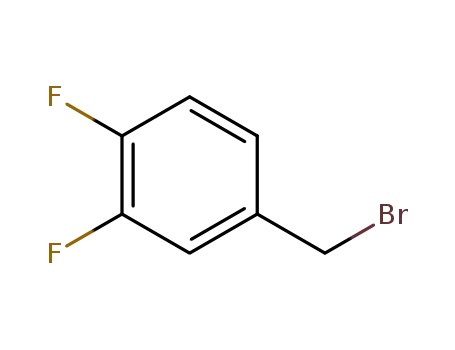 Molecular Structure of 85118-01-0 (3,4-Difluorobenzyl bromide)