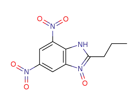 5,7-dinitro-2-propyl-1H-benzimidazole 3-oxide