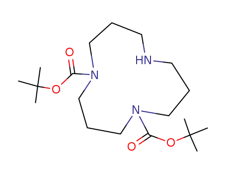 bis(1,1-dimethylethyl) 1,5,9-triazacyclododecane-1,5-dicarboxylate
