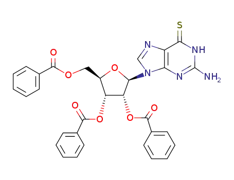 O2',O3',O5'-tribenzoyl-6-thio-guanosine