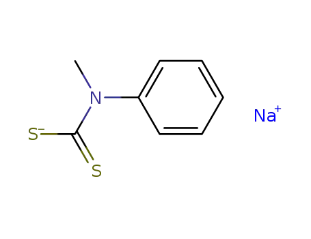 Molecular Structure of 39234-21-4 (Carbamodithioic acid, methylphenyl-, sodium salt)
