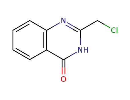 Molecular Structure of 3817-05-8 (2-(CHLOROMETHYL)-4(3H)-QUINAZOLINONE)
