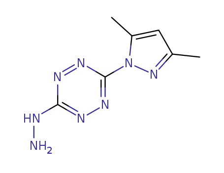 Molecular Structure of 193335-14-7 (1,2,4,5-Tetrazin-3(2H)-one, 6-(3,5-dimethyl-1H-pyrazol-1-yl)-,
hydrazone)