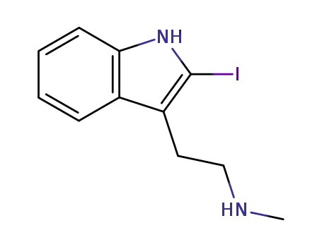 2-iodo-N-methyltryptamine