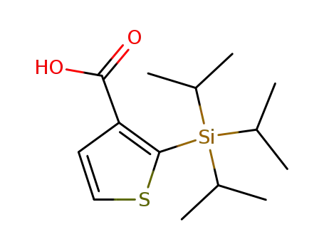 2-Triisopropylsilanyl-thiophene-3-carboxylic acid