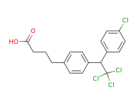 4-{4-[2,2,2-Trichloro-1-(4-chloro-phenyl)-ethyl]-phenyl}-butyric acid