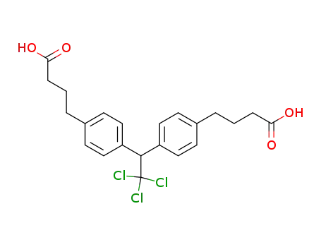 4-(4-{1-[4-(3-Carboxy-propyl)-phenyl]-2,2,2-trichloro-ethyl}-phenyl)-butyric acid
