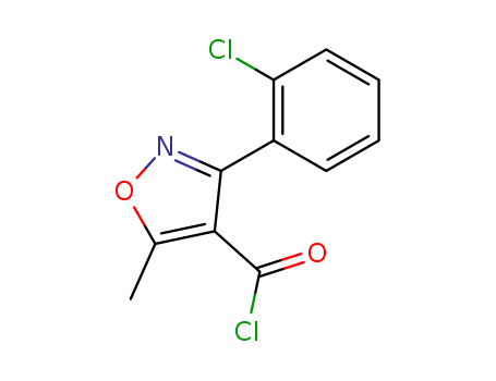 3-(2-Chlorophenyl)-5-methylisoxazole-4-carbonyl chloride(25629-50-9)