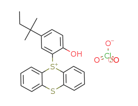 5-[5-(1,1-Dimethyl-propyl)-2-hydroxy-phenyl]-thianthren-5-ium; perchlorate