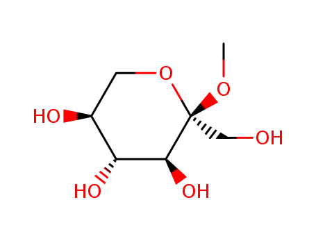 Molecular Structure of 3765-95-5 (methyl hex-2-ulopyranoside)
