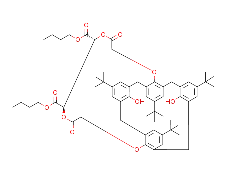 (4'R,5'R)-5,11,17,23-tetra-tert-butyl-25,27-dihydroxy-26,28-(4',5'-dibutoxycarbonyl-3',6'-dioxa-2',7'-dioxooctylene)-dioxycalix<4>arene