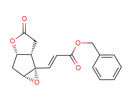 (1S,5S,6S,7R)-6,7-epoxy-6-[(E)-2'-carbobenzyloxy-1'-vinyl]-2-oxabicyclo[3.3.0]octan-3-one