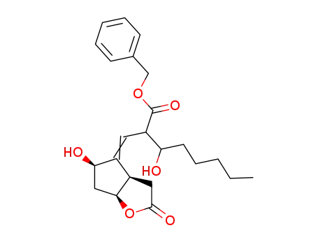 (1S,5R,7R,2'R,S,3'R,S)-7-hydroxy-6-[(E,Z)-3'-hydroxyoct-2'-carbobenzyloxy-1'-ylidene]-2-oxabicyclo[3.3.0]octan-3-one