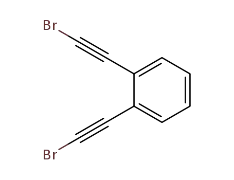Molecular Structure of 256439-90-4 (Benzene, 1,2-bis(bromoethynyl)-)