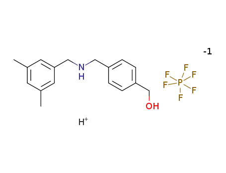N-[4-(hydroxymethyl)benzyl]-3,5-dimethylbenzylammonium hexafluorophosphate