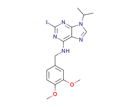 (2-iodo-9-isopropyl-9H-purin-6-yl)(3,4-dimethoxybenzyl)amine