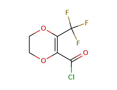 trifluoromethyl dihydro-1,4-dioxin-3-carbonyl chloride