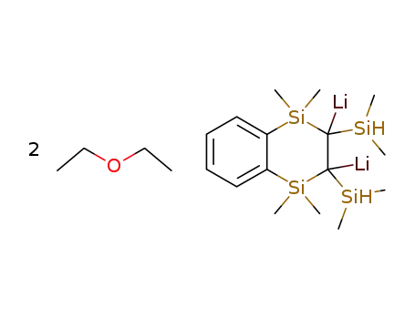 [2,3-bis(dimethylsilyl)-1,1,4,4-tetramethyl-1,4-disila-1,4-dihydronaphthalenato]bis[(diethyl ether)lithium(I)]