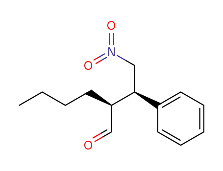 (+)-(2S)-2-[(R)-2-nitro-1-phenyl-ethyl]-hexanal