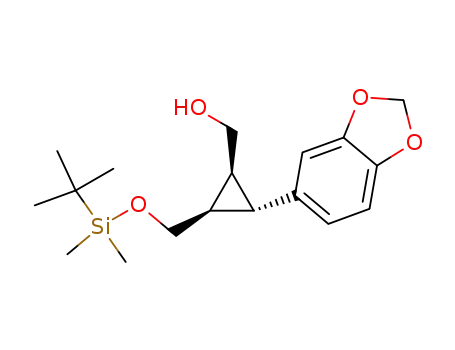 [(1S,2S,3R)-2-Benzo[1,3]dioxol-5-yl-3-(tert-butyl-dimethyl-silanyloxymethyl)-cyclopropyl]-methanol