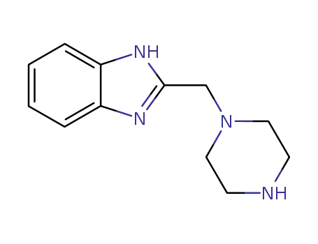 Molecular Structure of 59052-85-6 (2-PIPERAZIN-1-YLMETHYL-1H-BENZOIMIDAZOLE)