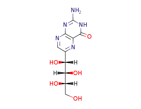 2-amino-6-(Lr-1cF,2tF,3rF,4-tetrahydroxy-but-catF-yl)-3H-pteridin-4-one