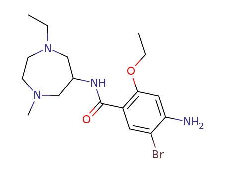 4-amino-5-bromo-2-ethoxy-N-(1-ethyl-4-methyl-[1,4]diazepan-6-yl)-benzamide