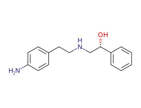 Benzenemethanol, a-[[[2-(4-aminophenyl)ethyl]amino]methyl]-, (aR)-