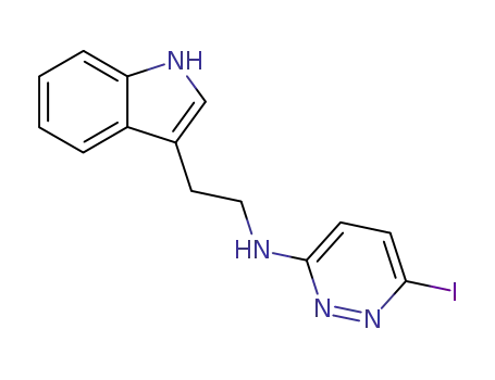 [2-(1H-indol-3-yl)-ethyl]-(6-iodo-pyridazin-3-yl)-amine