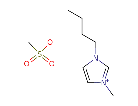 Molecular Structure of 342789-81-5 (1-Butyl-3-methylimidazolium methanesulfonate)