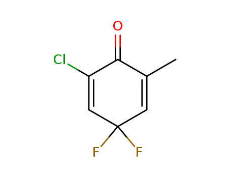 2-chloro-4,4-difluoro-6-methyl-cyclohexa-2,5-dienone