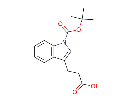 3-(1-(tert-butoxycarbonyl)-1H-indol-3-yl)propanoic acid