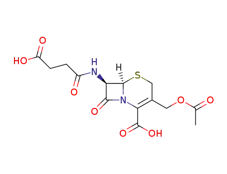 (6R,7R)-3-Acetoxymethyl-7-(3-carboxy-propionylamino)-8-oxo-5-thia-1-aza-bicyclo[4.2.0]oct-2-ene-2-carboxylic acid