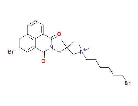 6-bromo-N-[3-(1,3-dioxo-1H-benzo[de]isoquinolin-2(3H)-yl)-2,2-dimethylpropyl]-N,N-dimethylhexane-1-aminium bromide