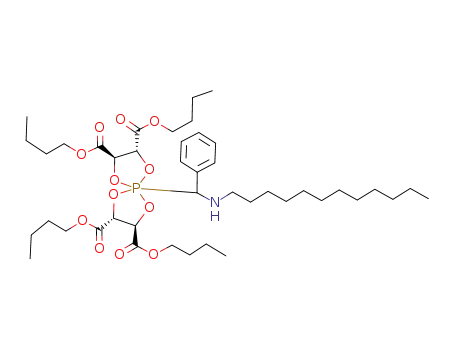 (2R,3R,7R,8R)-5-(Dodecylamino-phenyl-methyl)-1,4,6,9-tetraoxa-5λ5-phospha-spiro[4.4]nonane-2,3,7,8-tetracarboxylic acid tetrabutyl ester