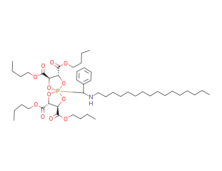 (2R,3R,7R,8R)-5-(Hexadecylamino-phenyl-methyl)-1,4,6,9-tetraoxa-5λ5-phospha-spiro[4.4]nonane-2,3,7,8-tetracarboxylic acid tetrabutyl ester