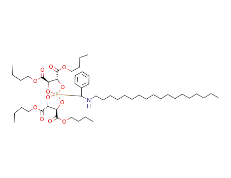 (2R,3R,7R,8R)-5-(Octadecylamino-phenyl-methyl)-1,4,6,9-tetraoxa-5λ5-phospha-spiro[4.4]nonane-2,3,7,8-tetracarboxylic acid tetrabutyl ester