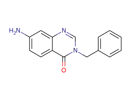 Molecular Structure of 591755-15-6 (4(3H)-Quinazolinone, 7-amino-3-(phenylmethyl)-)