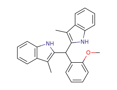 2-methoxyphenyl(2,2'-bis-3-methylindolyl)methane
