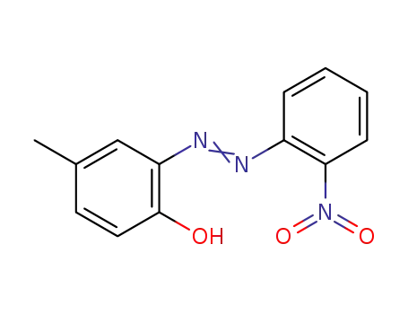Molecular Structure of 1435-71-8 (4-Methyl-2-(2'-nitrophenyl)azophenol)