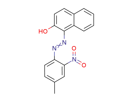 Molecular Structure of 2425-85-6 (2-Naphthalenol,1-[2-(4-methyl-2-nitrophenyl)diazenyl]-)